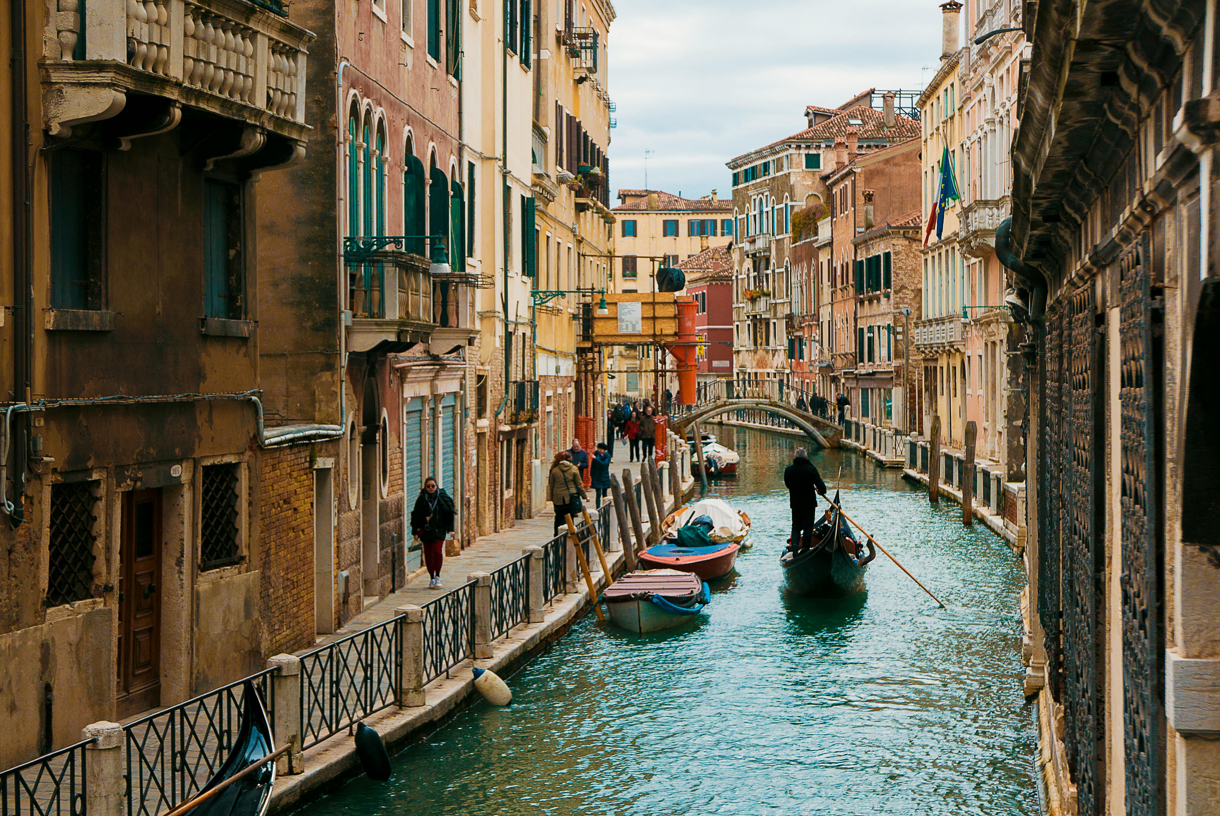 A photo of a gondola in Venice
